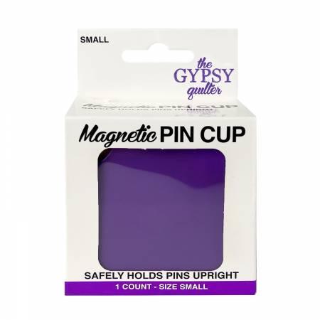 Gypsy Quilter Magnetic Pin Cup Small Gypsy Purple